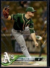 2018 Topps Series 1 GOLD #16 Daniel Coulombe 0387/2018 Athletics