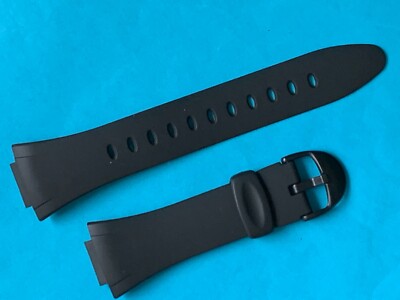 Casio Band Ersatzband Strap Uhrband Uhrenarmband AQ-E10 und F-E10 schwarz