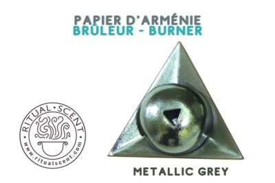 Papier D'Arménie METALLIC SILVER Brûleur Ceramic Incense Burner armenie holder