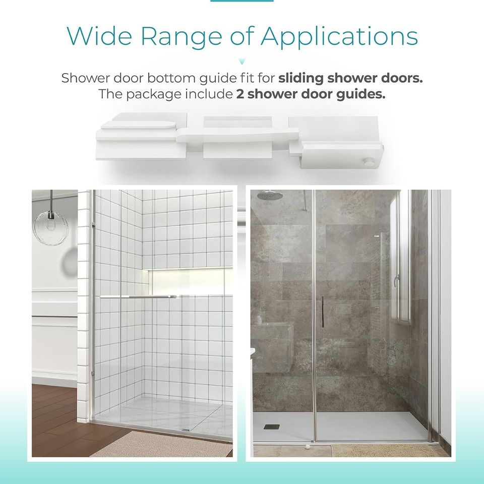 Sliding Shower Door Bottom Sill Guide, Glass Shower Door Track Guide