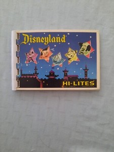 Vintage 1960’s Hi-Lites Disneyland Mini Souvenir Book