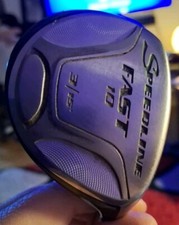 Adams Golf Speedline Fast 10, 3-wood, 15°, R Flex 70g Green Graphite shaft+cover