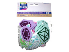 Foamies Darice Foam Stickers 30 Pc Jewels  Friends Catfish shooting Star Heart