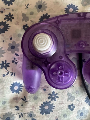 Nintendo GameCube Controller OEM- Transparent Purple Shell - No Rumble - Tested - Picture 2 of 5