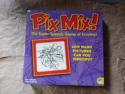 Pix Mix Game MindWare Drawing Pictures Family Game Complete