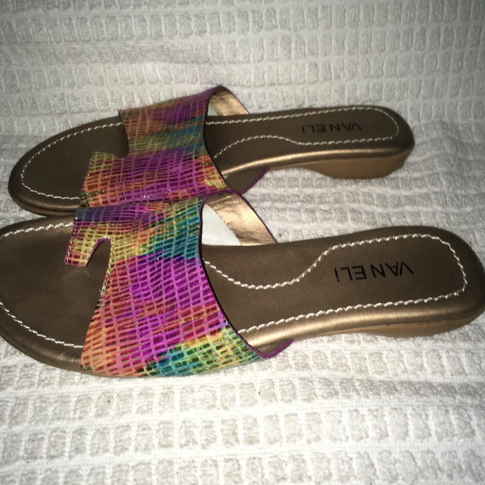 Chanclas Vaneli Multi Boho Hippie Preppy Edgy Verano Color 7 M Foto 4 de 4
