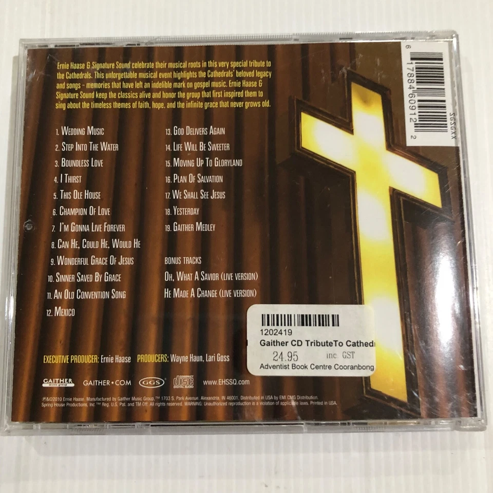 Tribute to the Cathedral Quartet by Ernie Haase & Signature Sound (CD, 2010) - image 3 of 4