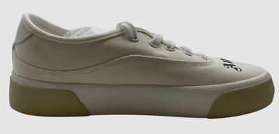 Palm Angels Men's White Logo Skater Low Top Sneaker Left Shoe Only