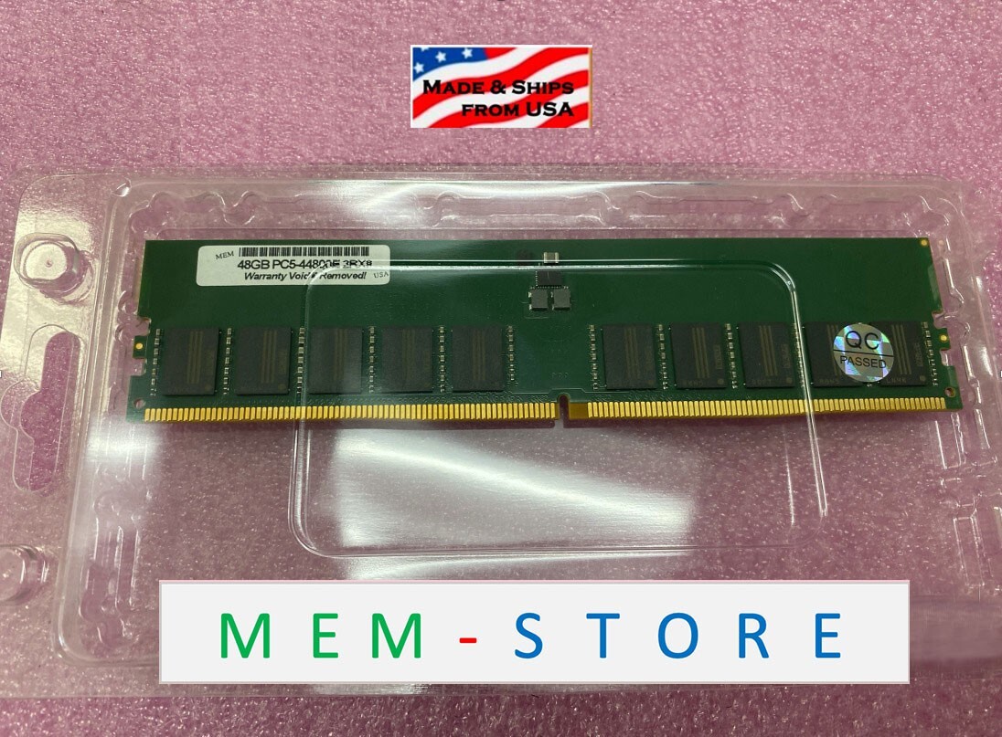 48GB UDIMM DDR5-5600 ECC RAM Memory Compatible w/ Gigabyte Z890