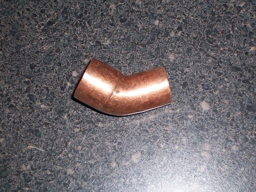 Copper 1/2" 45 Degree Street Elbow New Old Stock! Lot of 4 PCS