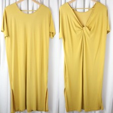 Lili Sidonio x Molly Bracken Dress NO SIZE Loose OS M L Twist V Strap Back Shift