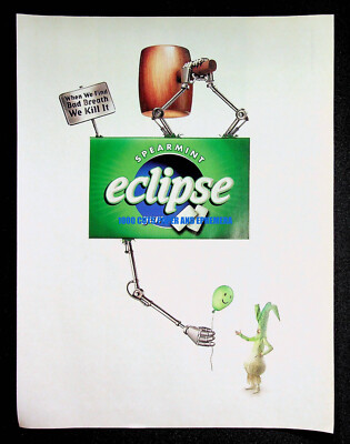 Eclipse Spearmint Gum Candy 2005 Trade Print Magazine Ad Poster ADVERT