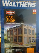 Walthers HO 933-3040 Car Shop -- Kit - 11-5/8 x 8-13/16 x 7-5/8" Building