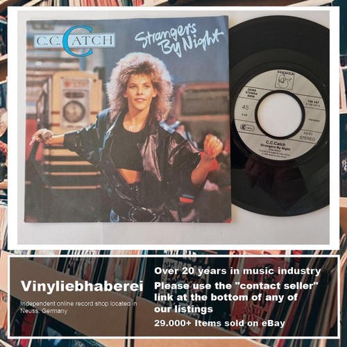 C.C. Catch - Strangers by night 7'' Vinyl Germany/ Dieter Bohlen - Picture 4 of 5