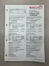 Becker 2260 2280 Original Service Manual Free Shipping