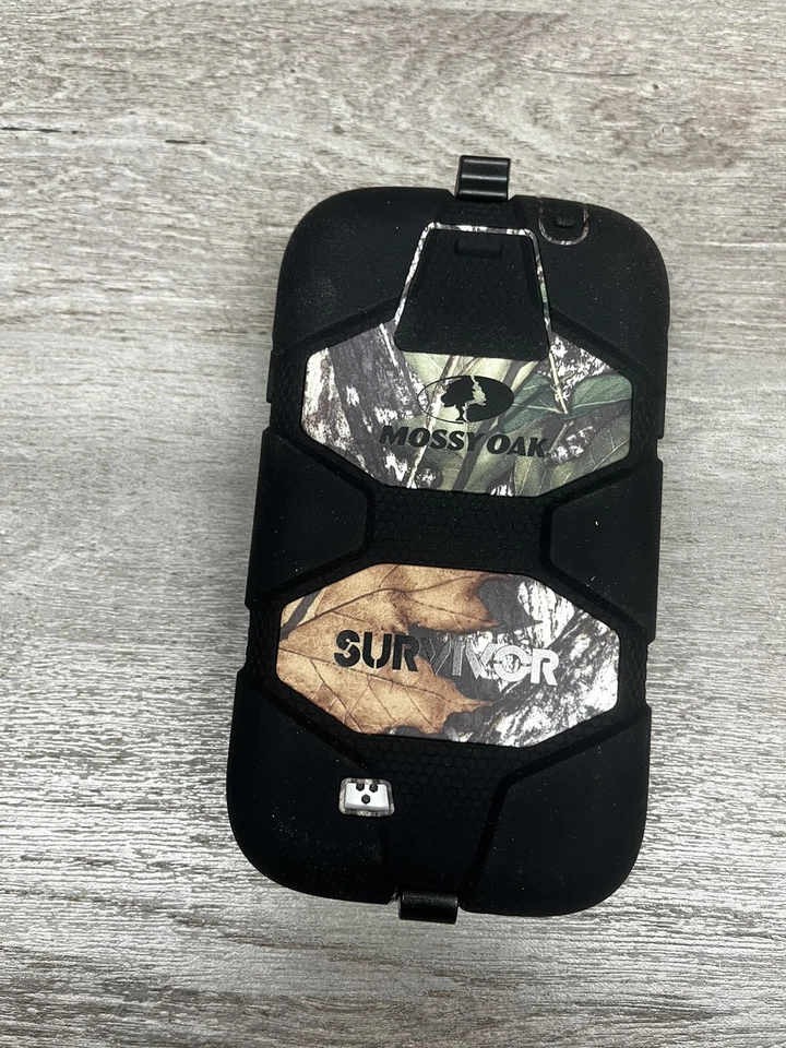 Griffin Survivor All-Terrain Phone Case Samsung Galaxy S4 Mossy Oak Camo Black - Image 4 of 4