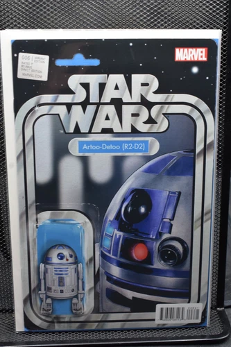 Star Wars #6 R2-D2 Action Figure Variant Marvel 2015 Jason Aaron Vader Luke 9.0
