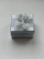 24 PCS Jewelry Gift Box Rings Cardboard with Bow Bulk for Anniversaries, Wedding