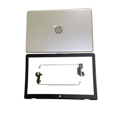 New For HP 17-BS 17-AK 17AY 17G-BR Top Back Cover Silver Bezel Hinges 926482-001