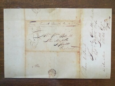 1815 SCHLACHT VON WATERLOO: BRIEF VON PRIVAT S.BOULTER AN SEINEN BRUDER *(Repro)*