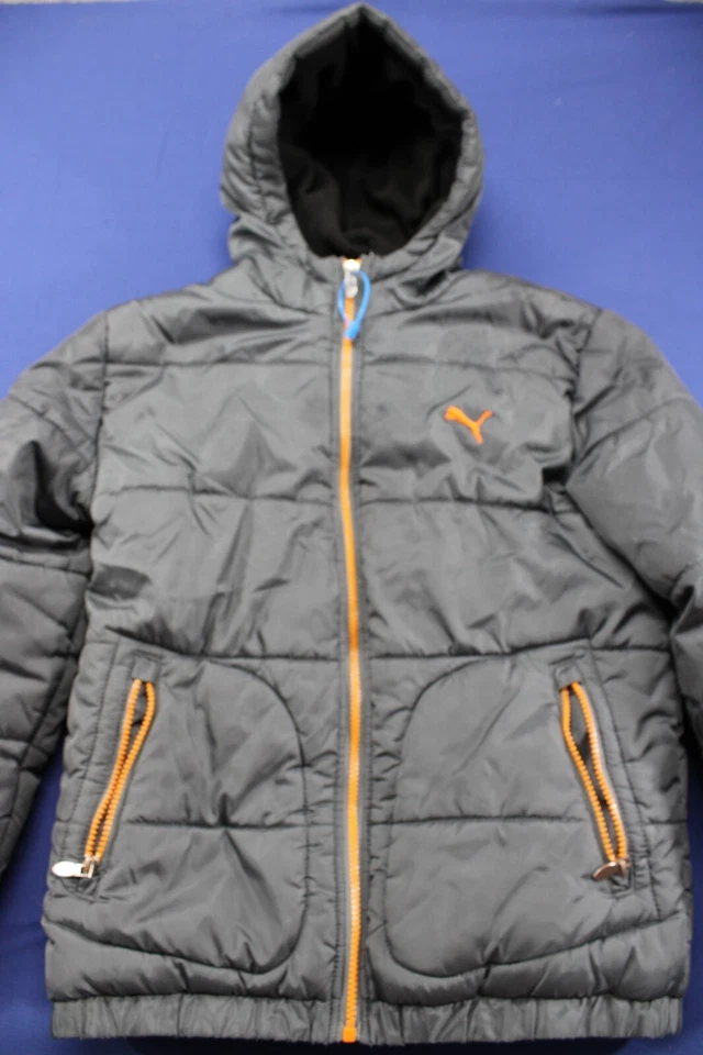 Chaqueta de nieve Puma juvenil cremallera completa niños talla pequeña rasgado en manga Foto 4 de 4