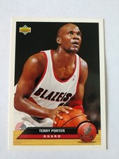 1992-93 Upper Deck McDonald's #P34 TERRY PORTER Portland Trail Blazers