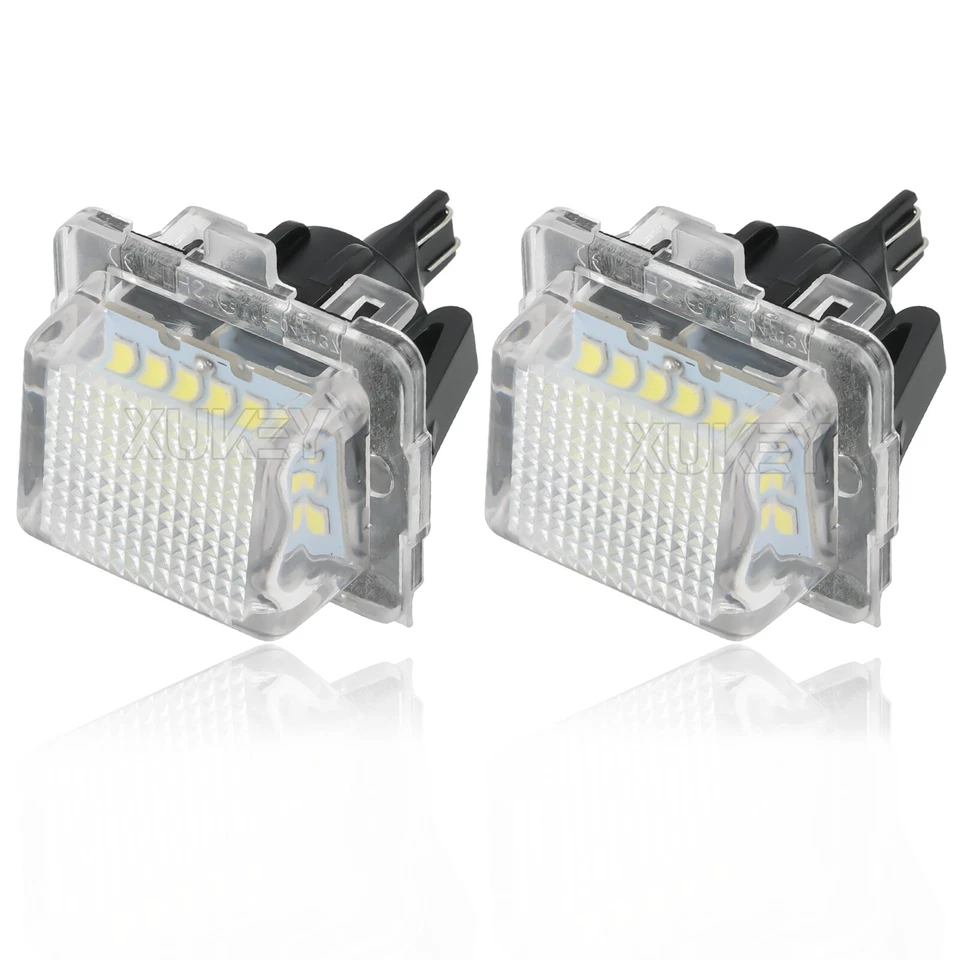 For Mercedes Benz W204 W212 W221 CL E S C-Class LED License Number Plate Light - Image 3 of 4