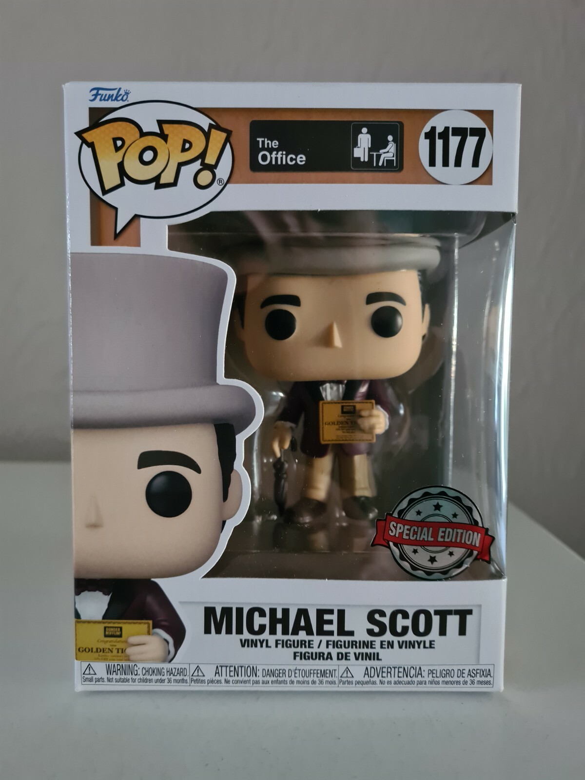 Funko Pop! The Office - Boleto De Oro De Michael Scott #1177