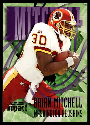 1997 SkyBox Impact #197 Brian Mitchell NRMT or Better