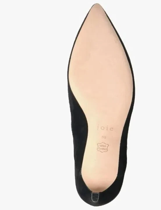 Joie 女式细高跟及膝靴黑色麂皮绒美国 9.5 码 EU 40 全新 — 第 2/4 张图片