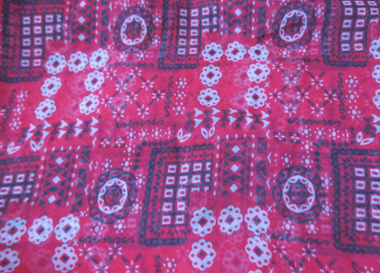 5 Scarves PRINTS LONG RECTANGULAR SOME SHEER #5 - image 6