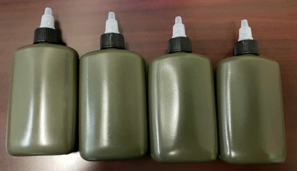 OIL BOTTLE CAMPING COOKING TRANGIA BUG OUT BAG ALCOHOL STOVE FUEL LAMP HEATER OZ