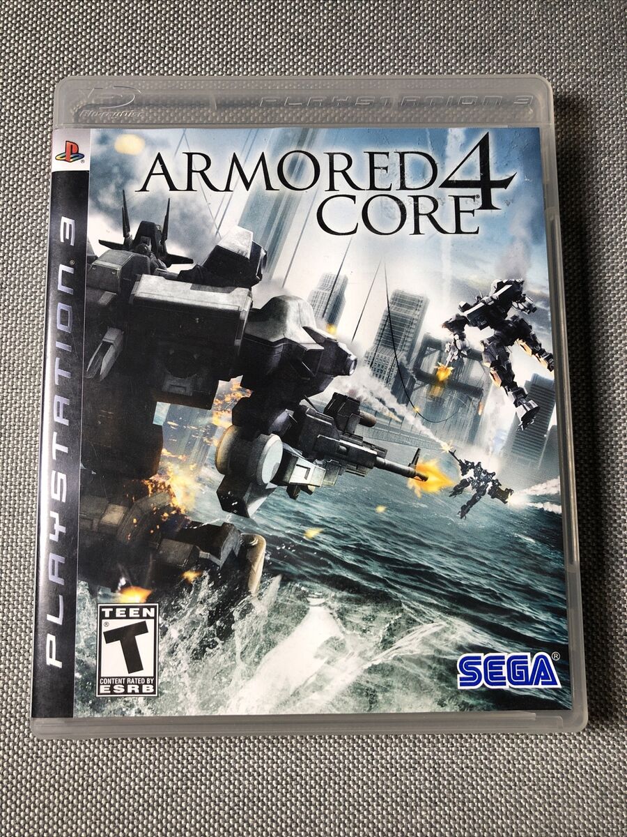 Armored Core 4 (PS3, 2007) COMPLETE IN original BOX! Very good condition  10086690088