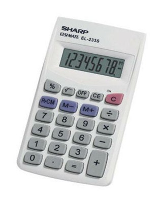 Sharp EL233SB Handheld Calculator