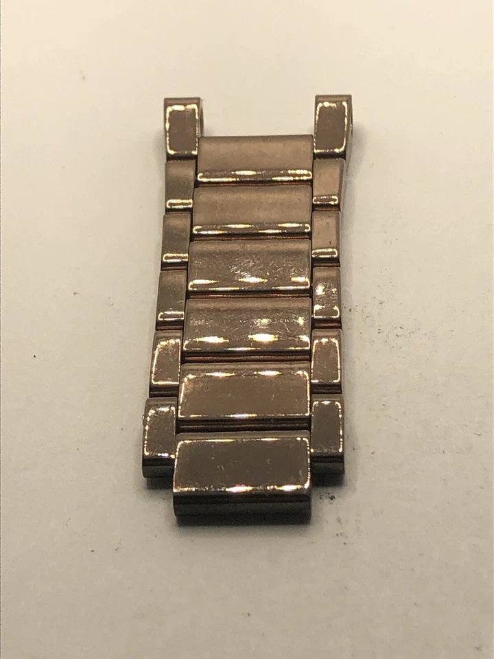 Piezas de reloj Michael Kors correa parcial eslabones sin cierre oro rosa 18 mm PJ434 Foto 4 de 4