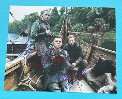 Alex Hogh Andersen + J.P.Smith + M.Ilso  VIKINGS  signed, original Autogramm
