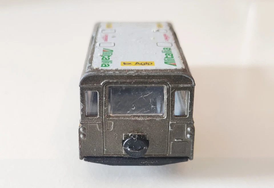 BURAGO Land Rover Raid VINTAGE 1:43 Agip Alitalia 4100 Modellino Car Anni 80 90 - Immagine 4 di 4