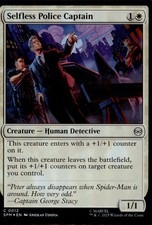 Selfless Police Captain 12 Common Marvel's Spider-Man Magic: The Gathering NM