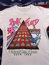 VTG 1988 Pink Floyd Momentary Lapse of Reason Tour Single Stitch T Shirt USA L