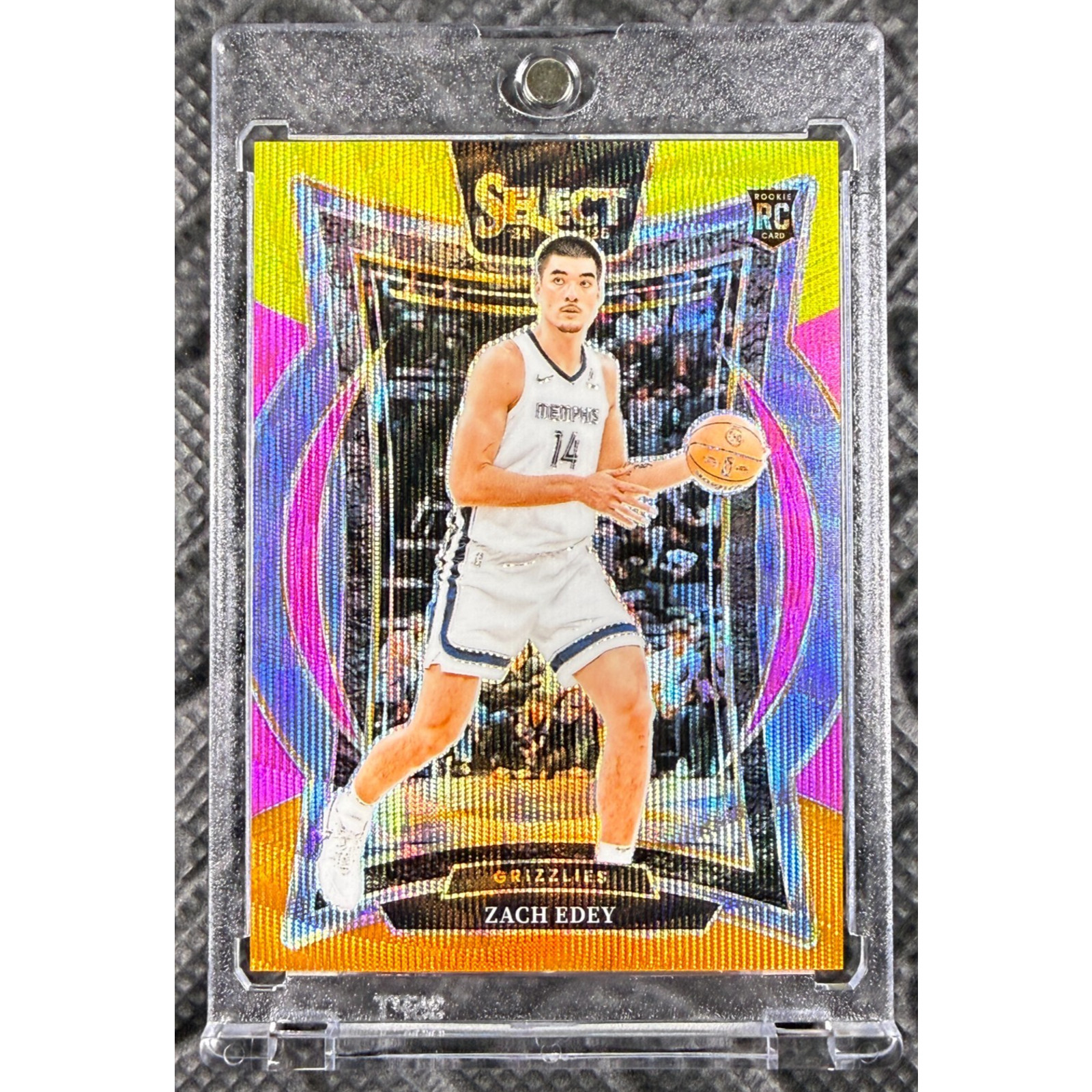 Zach Edey 2024-25 Panini Select Concourse Multi-Wave Prizm #98 /20 Grizzlies SSP
