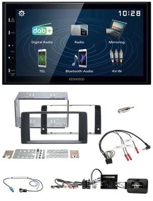 Kenwood 2DIN Bluetooth MP3 USB DAB Autoradio für MAN TGS, TGX (2017-2023)