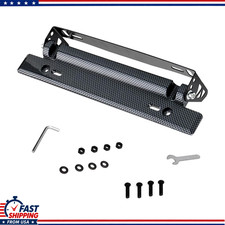 Adjustable Front License Plate Mount Relocator Bracket Flip-up Stainless Steel Adjustable Front License Plate Mount Relocator Bracket Flip-up Stainless Steel