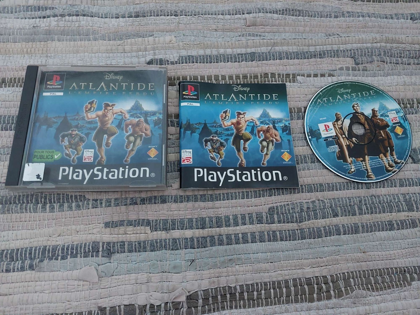 PS1 - Disney Atlantide L’Empire Perdu - Playstation Original PAL PROMO