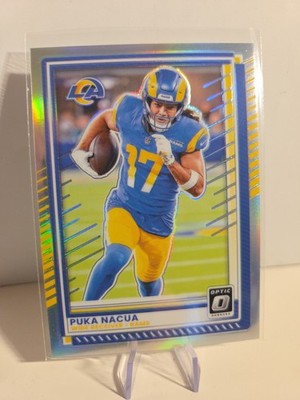 2025 Panini Donruss Optic Puca Nacua #192 Prizm Holo Silver Rams