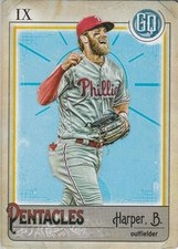 Bryce Harper 2021 Topps Gypsy Queen #TOD-14Phillies Tarot of the Diamond