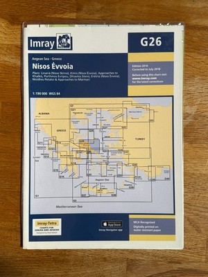 Imray Karte G26 - Nisos Evvoia - Evia - Segelkarte