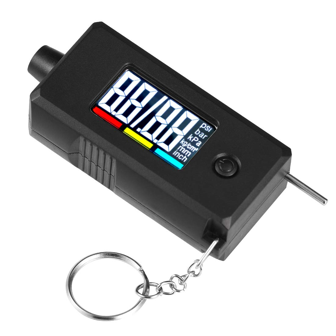 Digital Tyre Pressure Gauge Tyre Tread Depth Gauge 2 in 1 Accurate Checker with