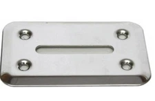 Toke Slot Cover Frame for Casino Blackjack Tables - Stainless Steel