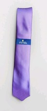 NWT Stafford Tailored Culture Silk Blend Tie Lilac Purple Textured Oxford Men's