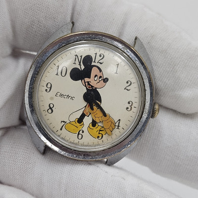 #ad #ad MEN#x27;S VINTAGE TIMEX MICKEY MOUSE WRIST WATCH ELECTRIC PARTS REPAIR 760514071 $39.95